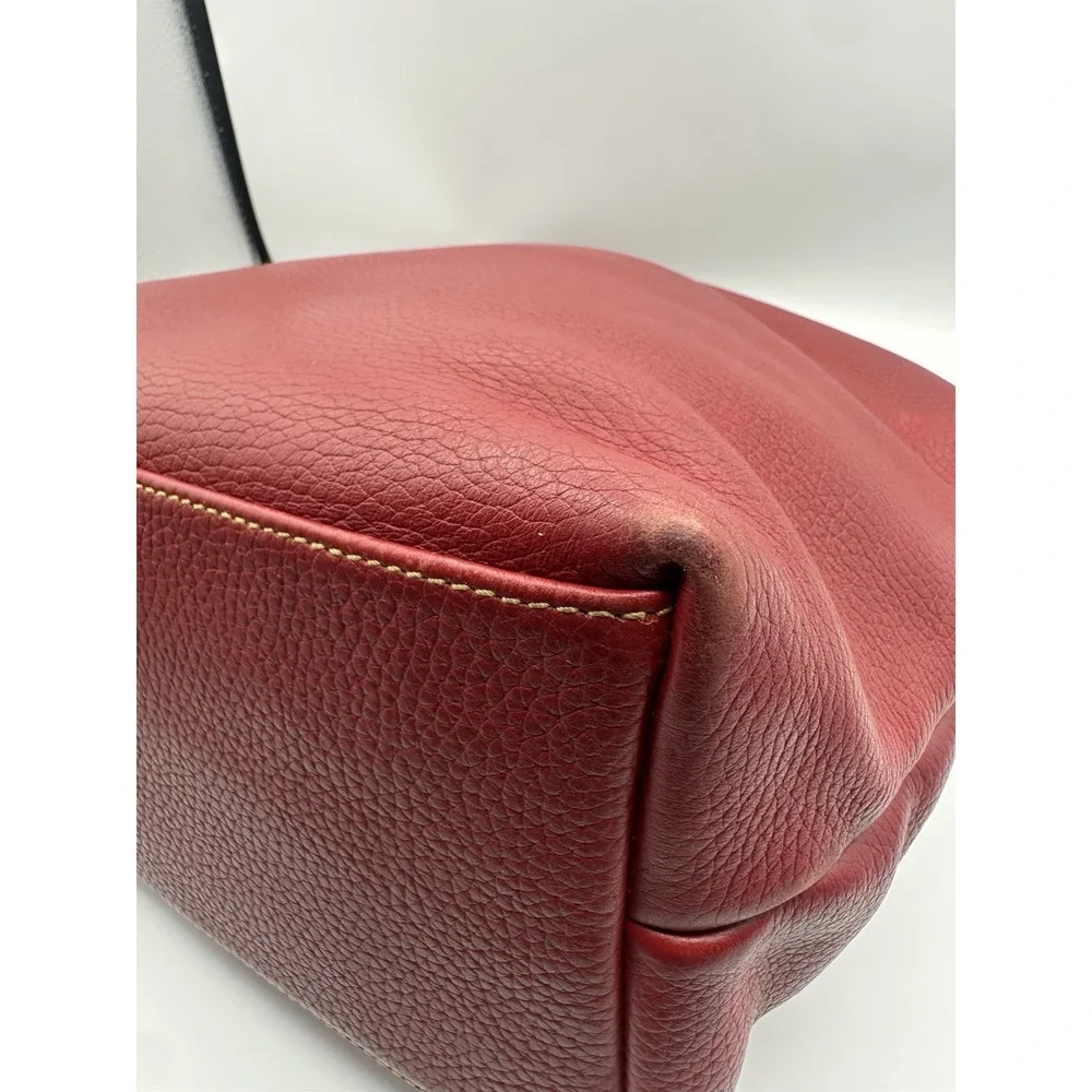 Dooney & Bourke Pink Pebble Dillen Leather Hobo Shoulder Bag